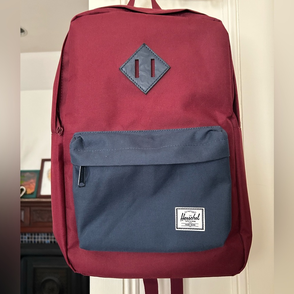 Herschel Heritage™ Backpack in Maroon/Navy Blue